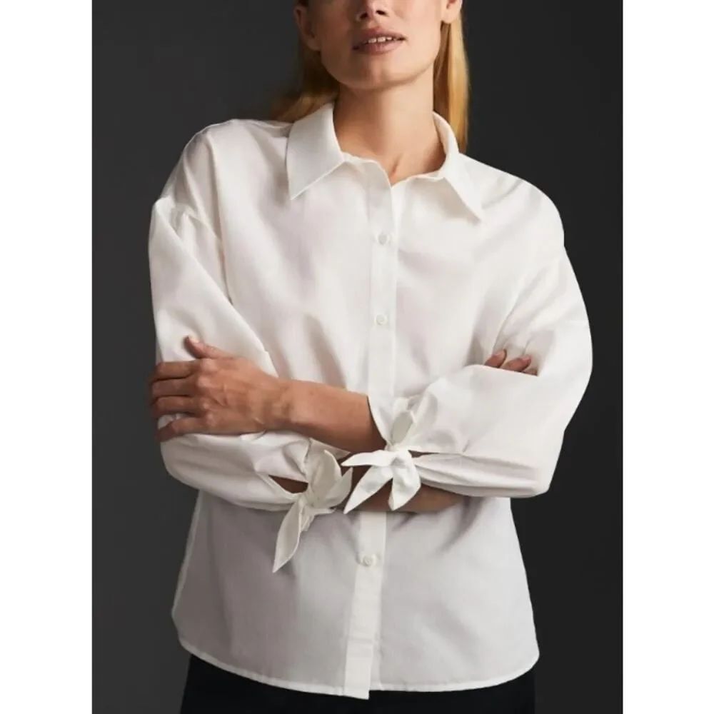 Mare Mare x Anthropologie White Blouse Sz. XL